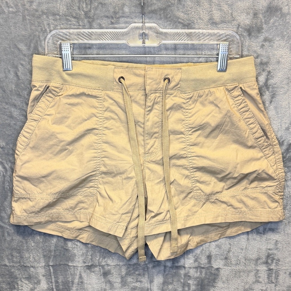 2231 | St. John's Bay Casual Pull-On Drawstring Khaki Shorts Tan Womens 10